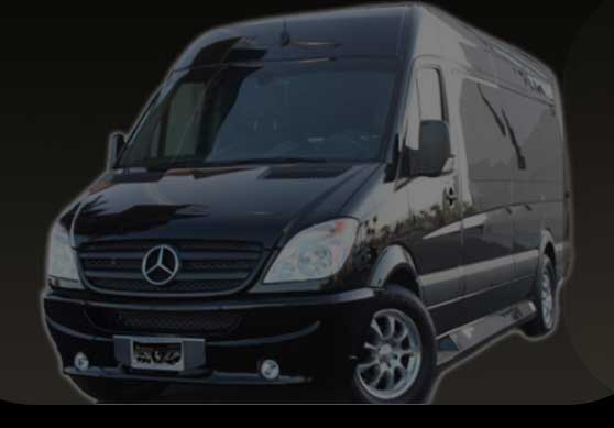 Black Mercedes Van